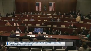 Gov. Walz faces House Oversight Committee amid MN fraud allegations
