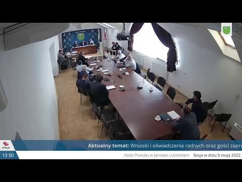 XXXVII Sesja Rady Powiatu Janowskiego – transmisja na żywo