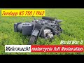 Сборка Zundapp KS750 1942 | Old Wehrmacht motorcycle full Restoration | World War II