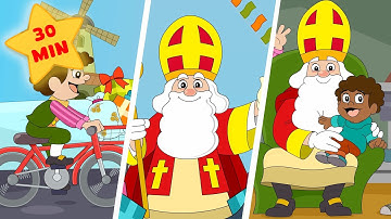 Zie Ginds Komt de Stoomboot en andere Sinterklaasliedjes | 30 Min Compilatie ⏰ | Minidisco