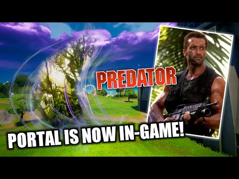 The PREDATOR Portal is Now OPEN In-Game! (Fortnite Zero Point Portals Update)