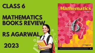 Mathematics for class 6 r.s Agarwal books review 2023 as per latest syllabus