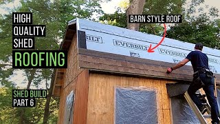 How to roof a shed | Shingles, Vents, Underlayment | Shed Build Part 6