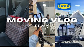 MOVING VLOG 2| apartment shopping at ikea + at home