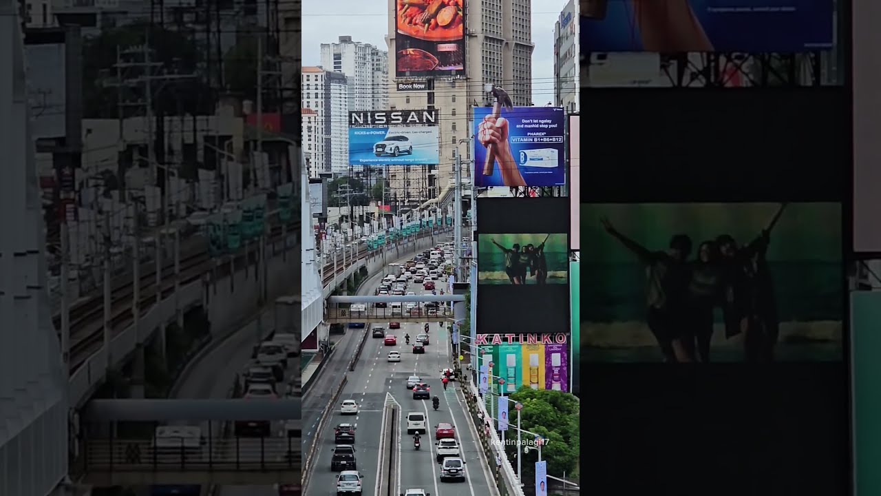 justin 'kaibigan' LED Billboard at Guada by Kentin Kindle💚 #sb19 #justin #kaibigan #sb19_justin #fyp