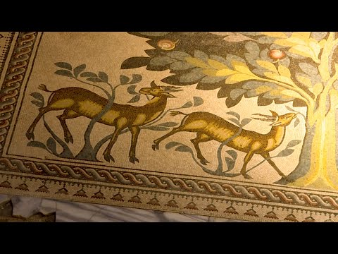 فلسطين تسمح بزيارة أكبر قطع الفسيفساء في العالم