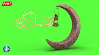 Amazing 3D Ramadan Moon | Green Screen Effect 2022