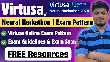 Virtusa Exam Pattern 2025 | Virtusa Neural Hackathon 2025 |Software Developer/Tester |FREE Resources