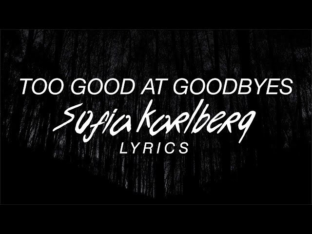 Too Good At Goodbyes - Sofia Karlberg Lyrics (Sam Smith Cover) class=