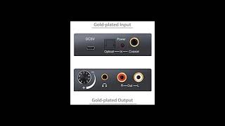 PROZOR Digital to Analog Converter 192kHz DAC Supports Volume Control Digital Coaxial