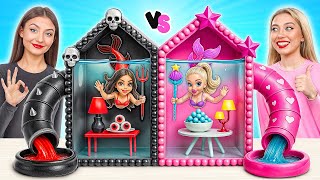 We Build Amazing Doll House Barbie VS Vampire Challenge | Funny Situations by Multi DO Girls