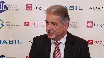 Günter Lauber of ASM Assembly Systems at Productronica 2017