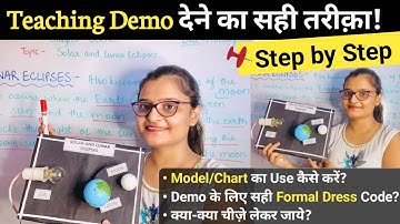 How to give Teaching Demo? || Interview & B.Ed. Teaching Demo || Step by Step with All Information