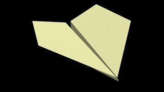 Suzanne (2012 World Record) Paper Airplane: 3D Folding