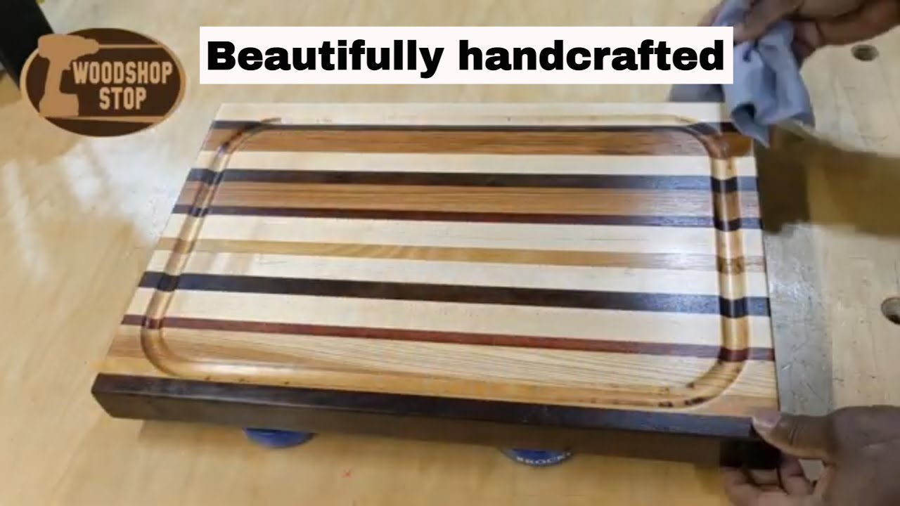 How to create a beautifully handcrafted cutting board using scrap wood ...