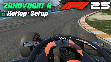 F1 25 Zandvoort Reverse Setup + Track Guide (F2)