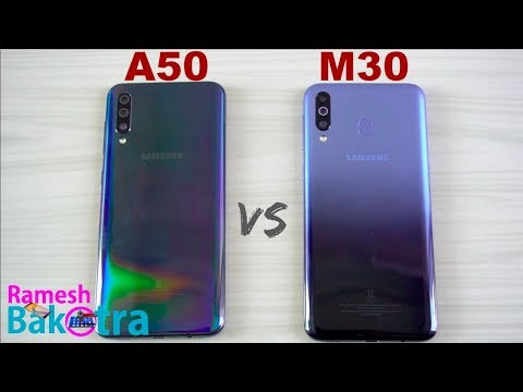 Samsung Galaxy A50 vs Galaxy M30 SpeedTest and Camera Comparison