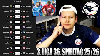 3 Liga Prognose 36. Spieltag🔴Reaktion oder Kapitulation? Aachen - Hansa Rostock | Duisburg - Cottbus