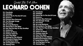 Leonard Cohen - 20 Greatest Hits, Grandes Éxitos| Anthem, I'm Your Man, Suzanne, So Long, Marianne