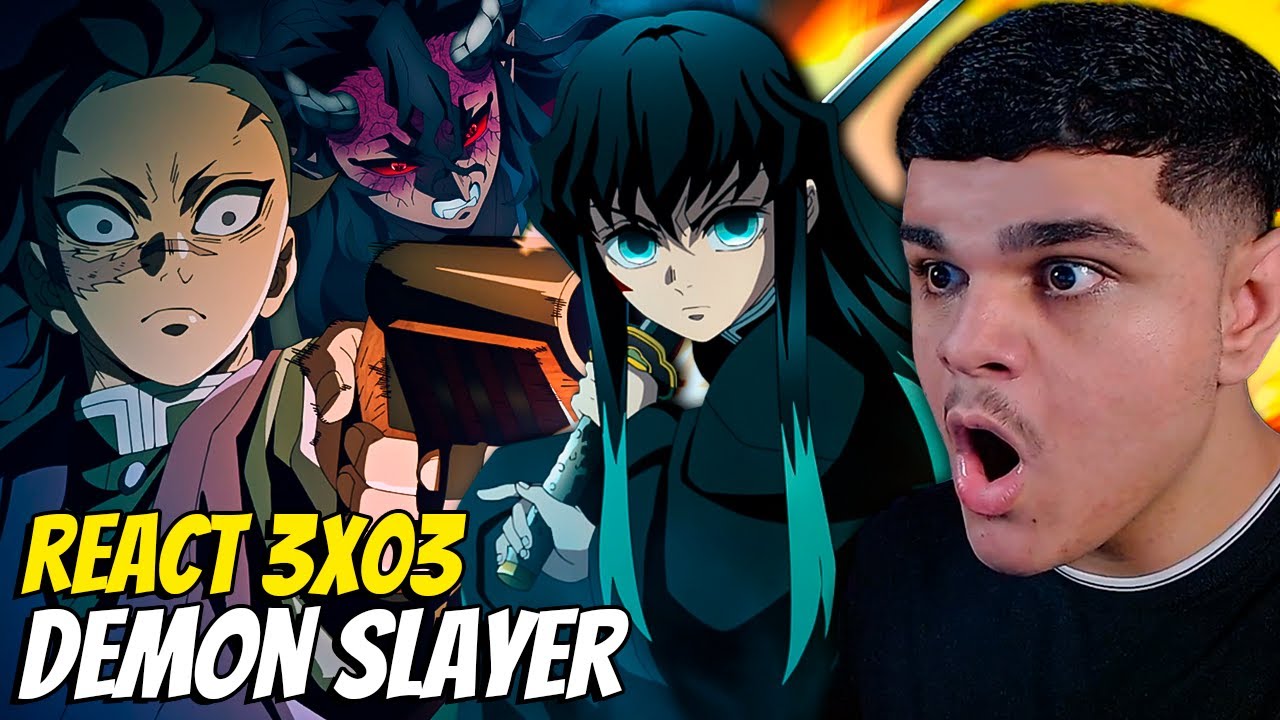 OPENING + LUAS SUPERIORES: DEMON SLAYER TEMPORADA 3 REACTION 