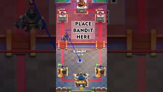 PRO TIP: DESTROY MEGA KNIGHT WITH BANDIT IN CLASH ROYALE!