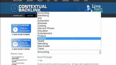 Contextual link building services