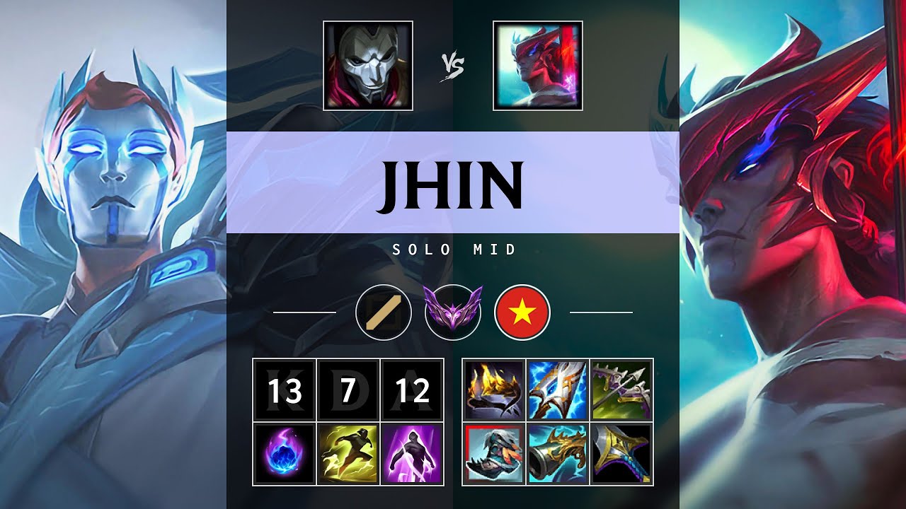 Jhin Mid vs Yone - VN Master Patch 25.12
