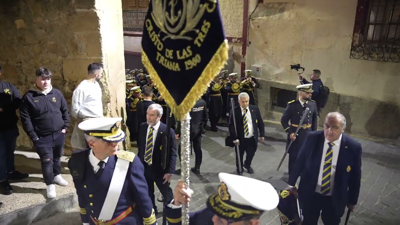 4K || V ESTACIÓN - LA PASIÓN - HAGASE TU VOLUNTAD | TRES CAÍDAS DE TRIANA | HELLÍN 2025