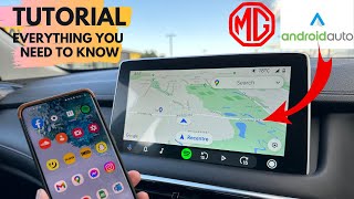 MG Cars Android Auto Complete Tutorial and Review -- How to Connect, Voice Control, Google Map etc screenshot 1