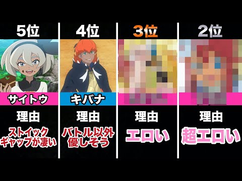 【神回】彼氏彼女にしたいジムリーダーランキングの結果が衝撃的だった！！！！【ポケモン】【アニポケ】【考察】【剣盾】【BDSP】【ダイパリメイク】【新無印】【サトシ】【はるかっと】