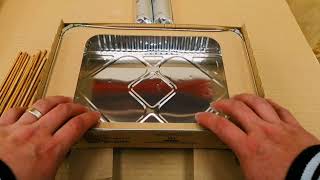 Portable disposable instant BBQ Grill