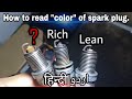 How to read color of spark plugs||spark plug resistance test with multimeter||Urdu/Hindi language