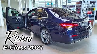 New Mercedes E-Class AMG Line Sedan 2021 Review Interior Exterior