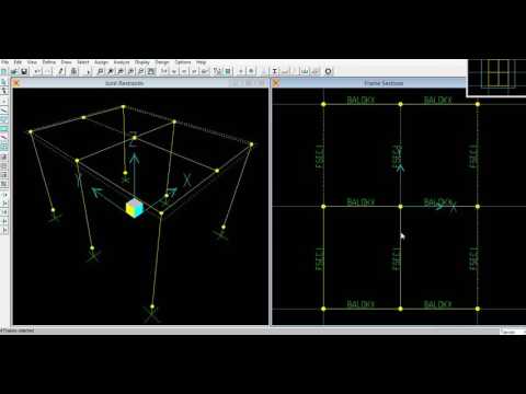 Tutorial Sap2000 Struktur Portal Ruang