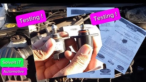 Opel Corsa 1.4i Utility Testing Air Idle Valves
