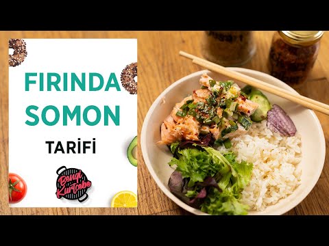 Fırında Somon Tarifi | Lezzetli Somonlu Salata Yapımı