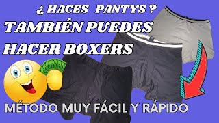 Cómo Hacer un BOXER DE HOMBRE  Fácil, Rápido EXCELENTE Idea de Negociodesde Casa