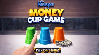Kroger Money Cup Game Pick Carefully! 💸🥤