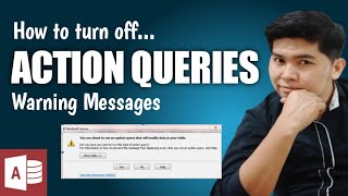 How to Turn off ACTION QUERY Confirmation messages in Ms Access⚙️ | Edcelle John Gulfan