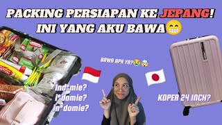 PERSIAPAN KERJA KE JEPANG! 🇲🇨🇯🇵 INI PERBUMBUAN \u0026 BARANG YANG AKU BAWA UNTUK KOPER BAGASI (24\
