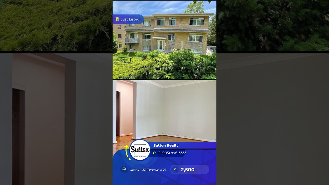 Etobicoke Apartments for Rent - Alternative to Condo Towers - Life on a Treed Lined Quiet Street