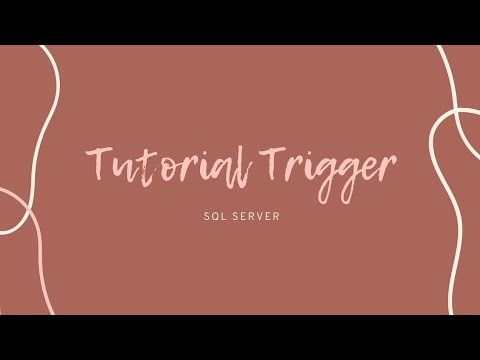 Tutorial SQL - Trigger - YouTube