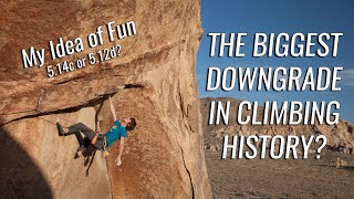 5.14c or 5.12d? "My Idea of Fun" - a Joshua Tree rock climbing story