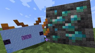 Minecraft but the textures are made of blocks