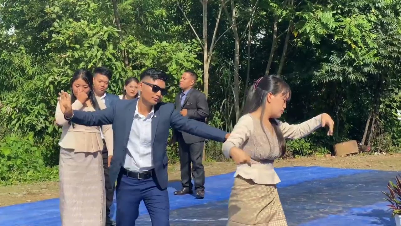 Maring Naga dance after holy marriage of Th.Mothil wed Sd.Tedun