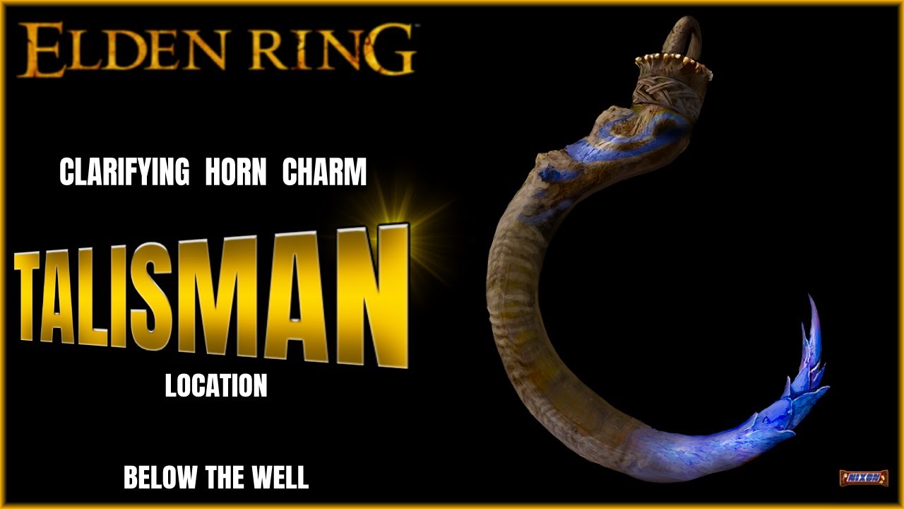 Elden Ring Clarifying Horn Charm Talisman Location Below The Well