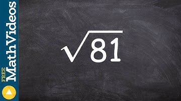 How to use prime factorization to take the square root of a number, sqrt(81)