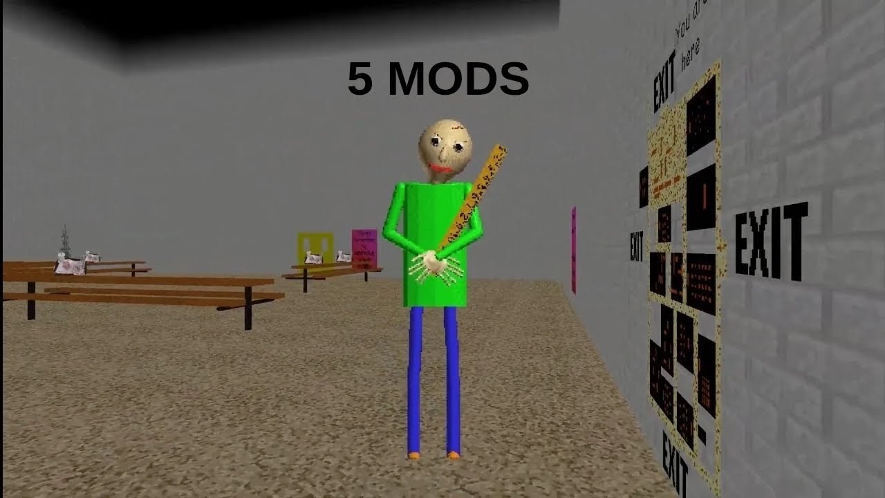 5 mod test ettim puanladım bildiler bırakmadı pesimi (5 tane baldi modu) 