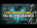 【A Street on an Alien Planet… Full of Living Creatures】AI Short Film space universe sci-fi 4K