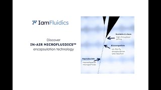Discover IN-AIR MICROFLUIDICS™ encapsulation technology